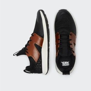 York Black and Tan Sneakers